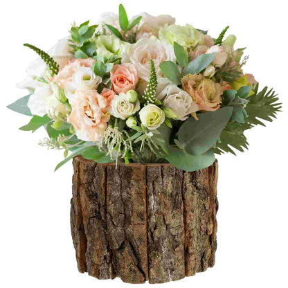 Bark Flower Pot
